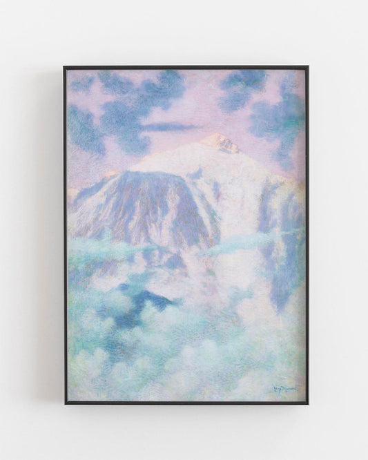 Lucien Lévy Dhurmer - pastel mountains