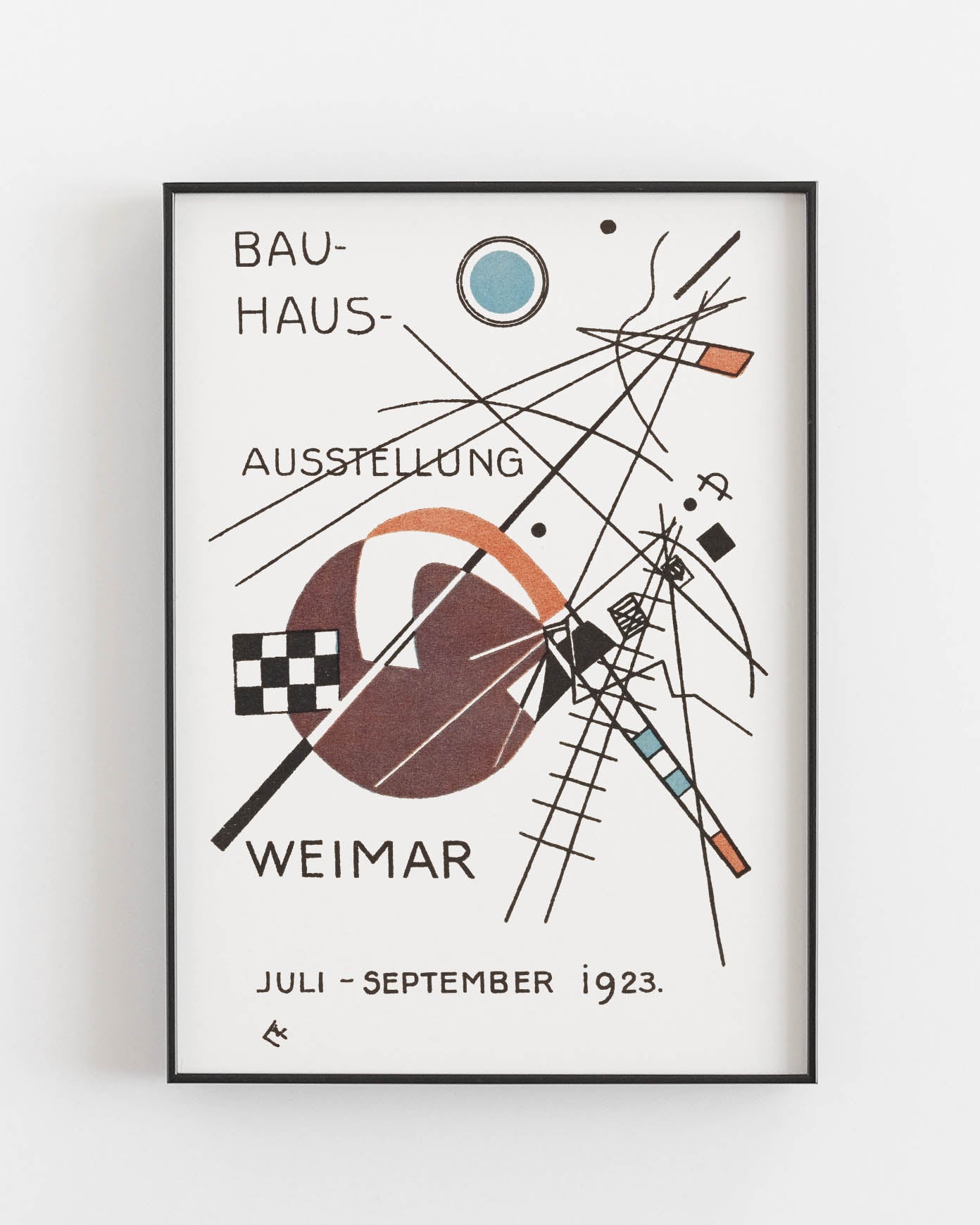 Bauhaus Weimar 1923 vintage exhibition poster – Arts Social Club